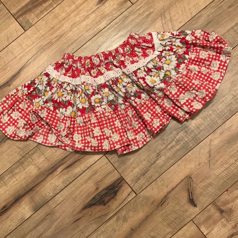 Floral skirt handmade